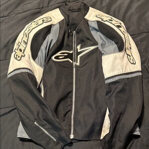 Alpinestars Black and White Racing Jacket
